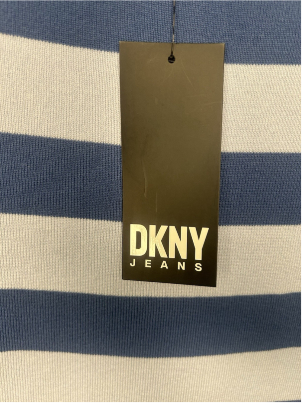 DKNY Jeans Sleeveless Top Women's Size XL NWT Navy Blue - Picture 4 of 8